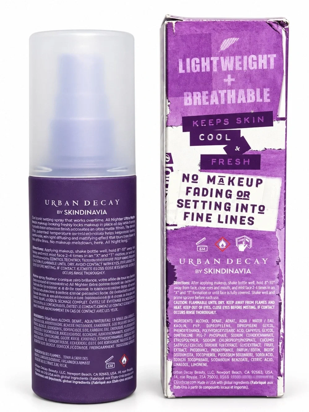 Urban Decay All Nighter Ultra Matte Setting Spray 4 oz NIB
